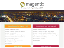 Tablet Screenshot of magentix.fr